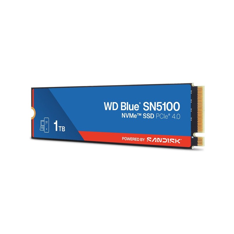 1 TB WD BLUE SN5100 PCI-4.0 5000MB/S 4000MB/S M2 SSD WDS100T5B0E 