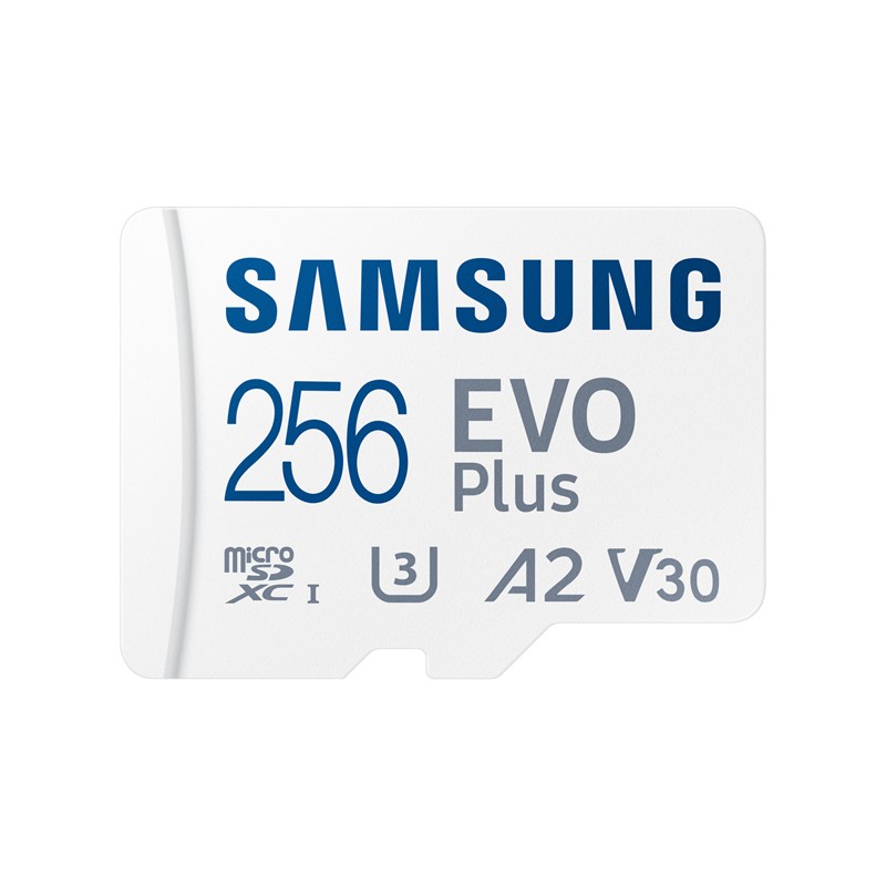 SAMSUNG 256GB EVO PLUS MICROSDXC UHS-I U3  V30  A2  160MB/S  MB-MC256SA/APC 
